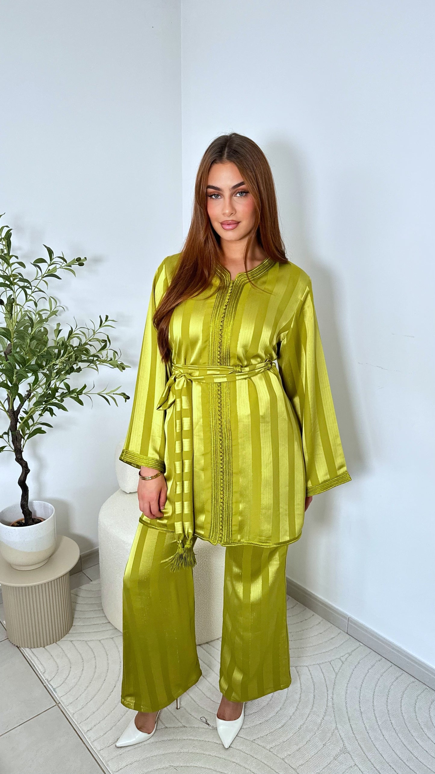Ensemble BELDI vert anis