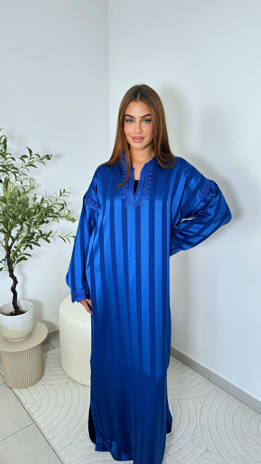 Robe Caftan Fadoua - Bleu